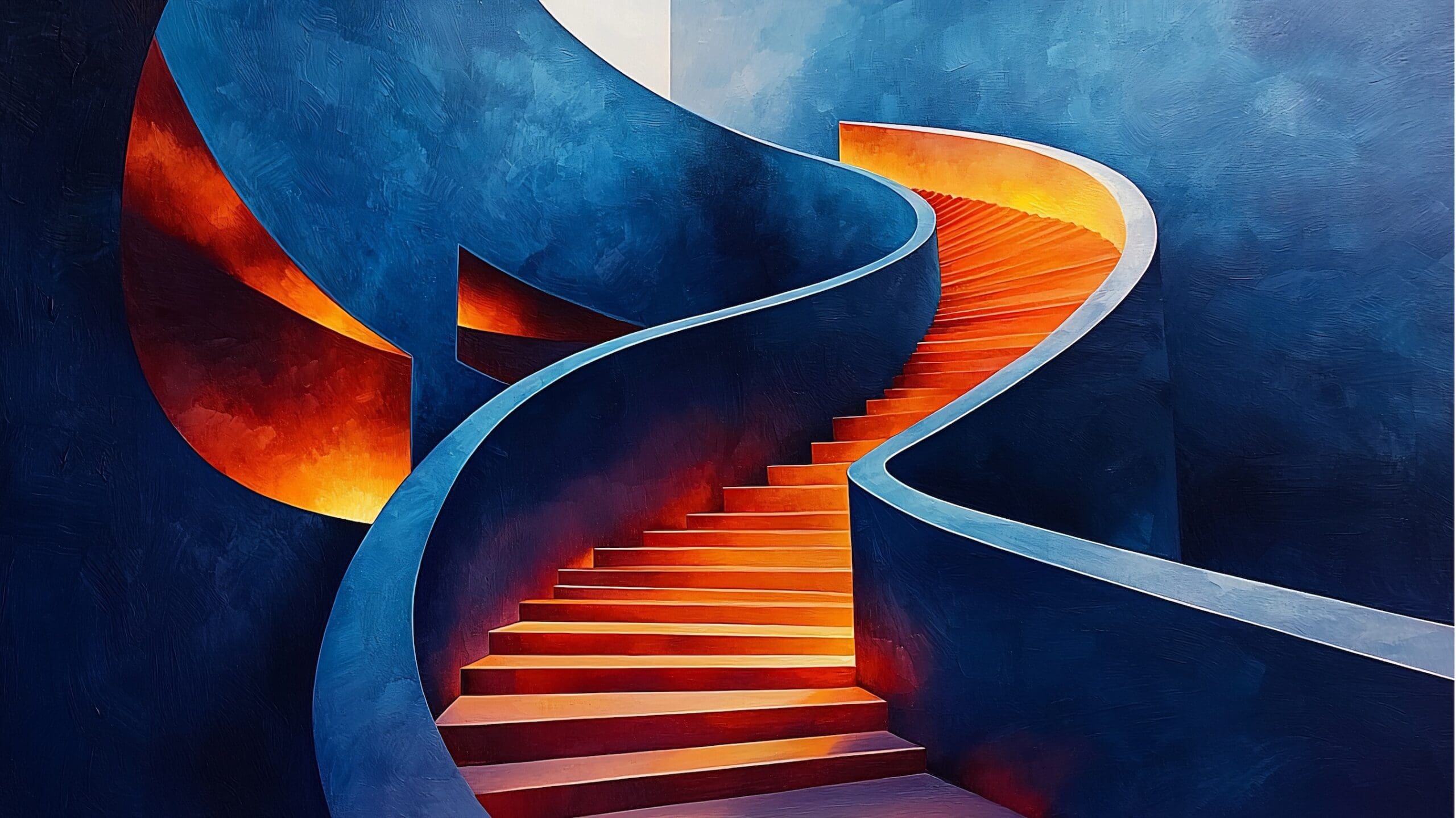 Small business Sales growth stairs