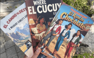 A Latina fashion entrepreneur launches children's books on Hispanic heritage.