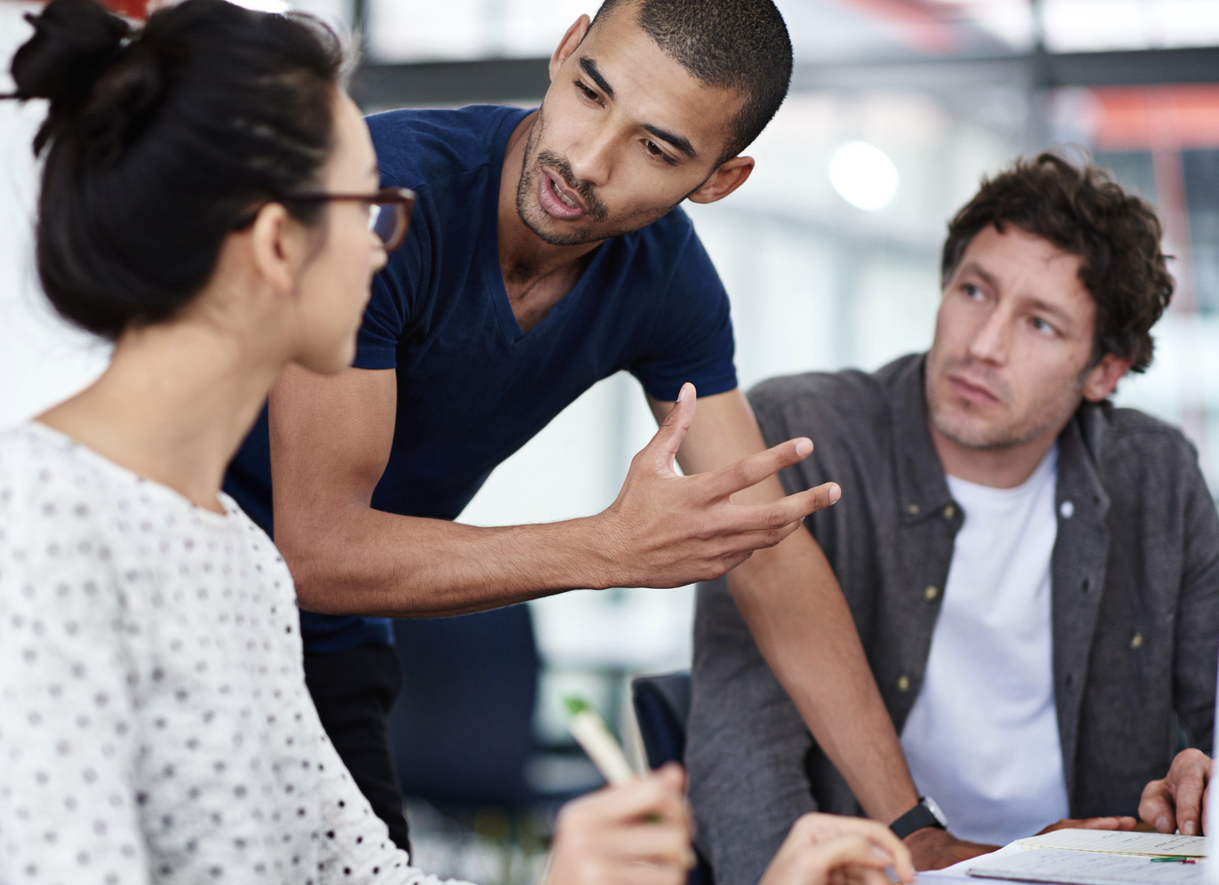 Latino entrepreneurs team problem solving