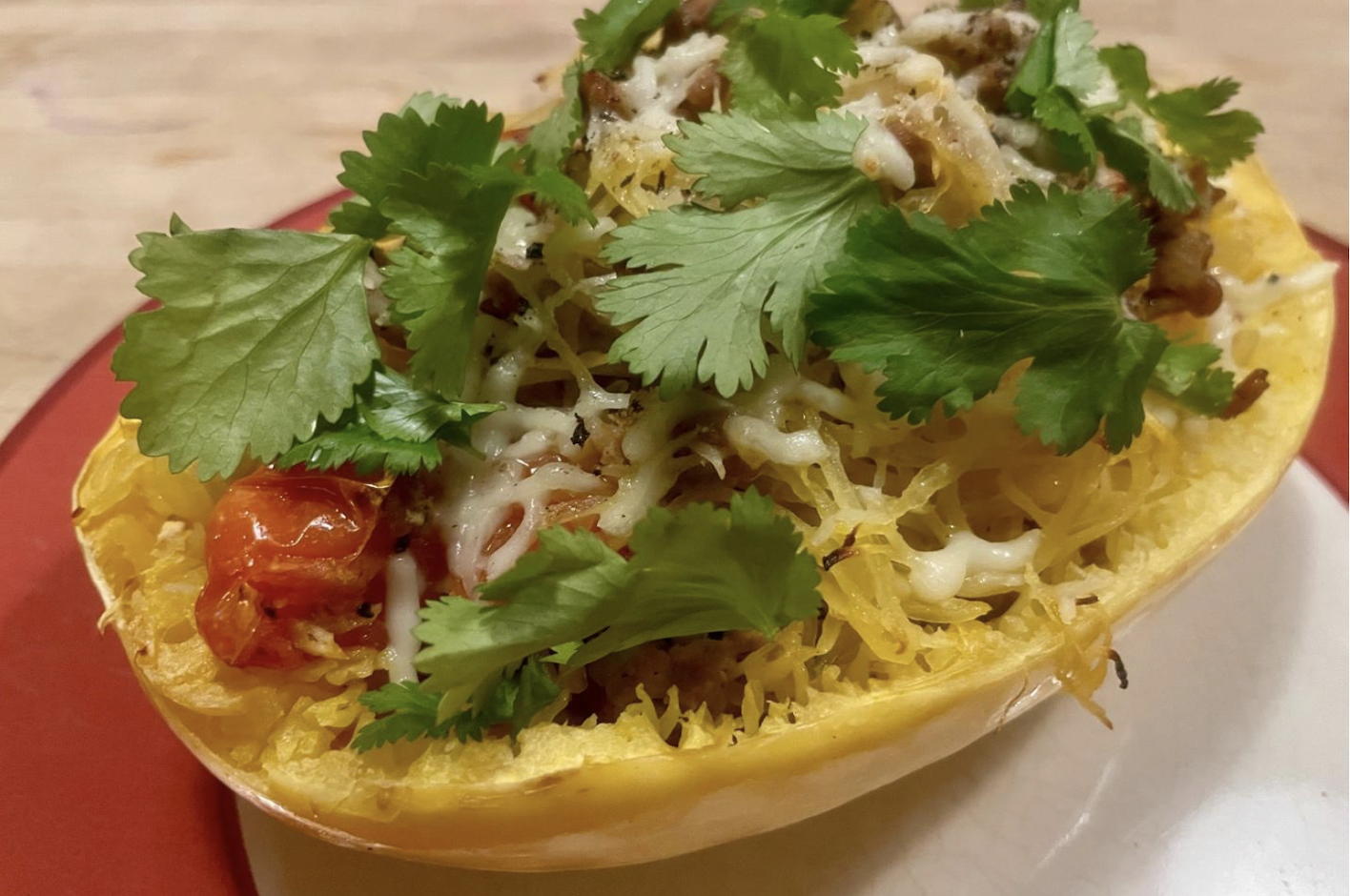 Chorizo-Stuffed Spaghetti Squash