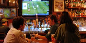 friends at sports bar