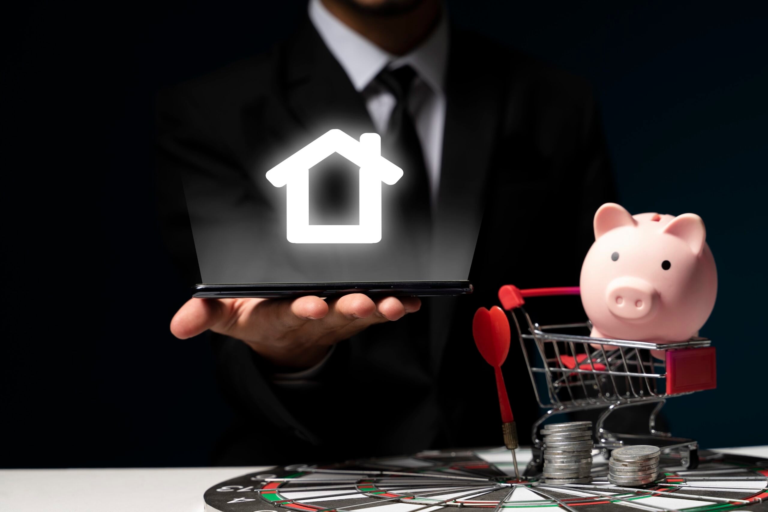 invest property piggy bank